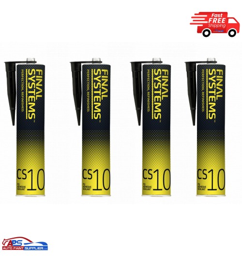 4x CS10B Final Systems Perfections Refinished PU Adhesive Sealant 300ml